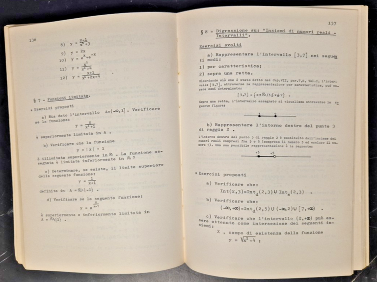 ESERCITAZIONI DI MATEMATICHE Mercanti Fiora Cavalca 1979 libro Studenti Politecn | Immagine Gallery 3
