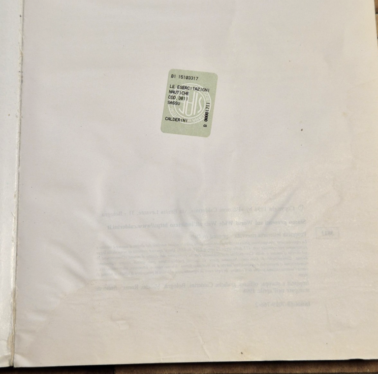 ESERCITAZIONI NAUTICHE di Sassu 1998 Calderini Istituti Tecnici Nautici Libro | Immagine Gallery 6