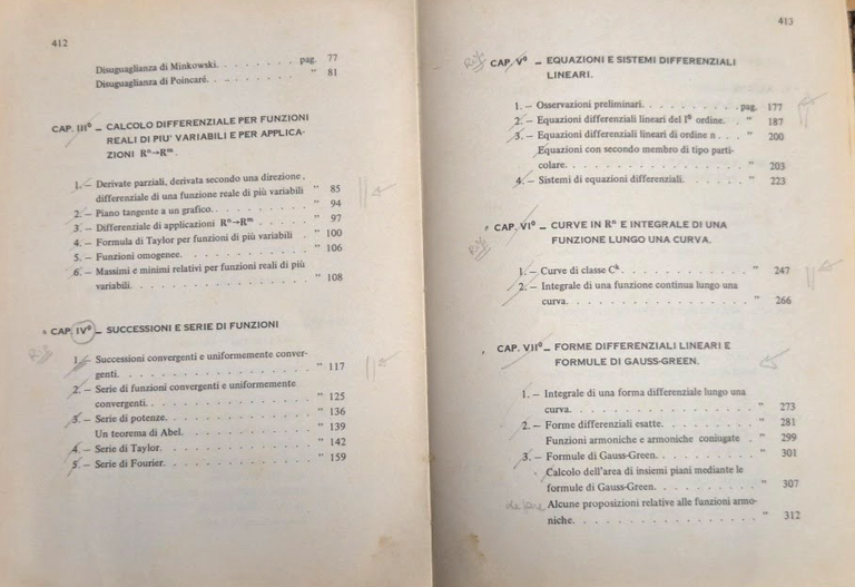 ESERCIZI COMPLEMENTI ANALISI MATEMATICA 2° parte di Campanato 1974 Pisa … | Immagine Gallery 5