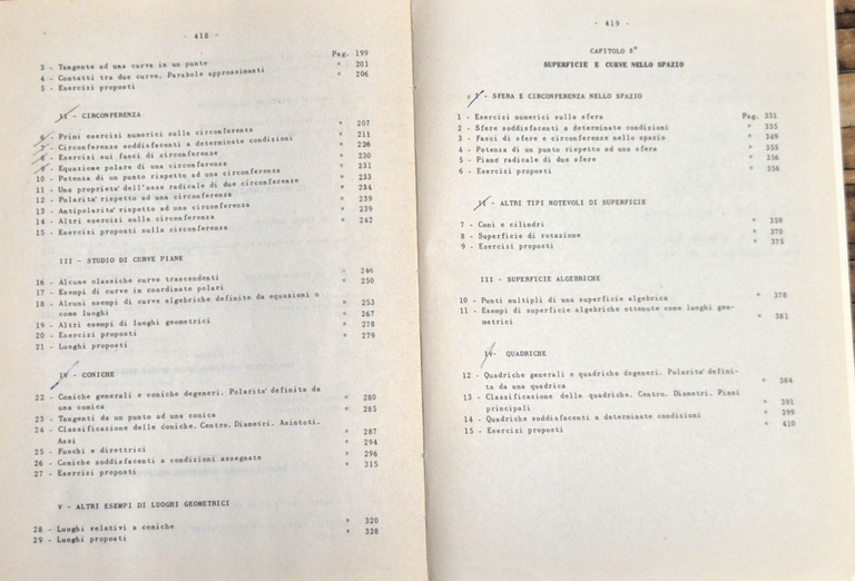 ESERCIZI COMPLEMENTI DI GEOMETRIA di Giuseppe Vaccaro 1984 Virgilio Veschi … | Immagine Gallery 7