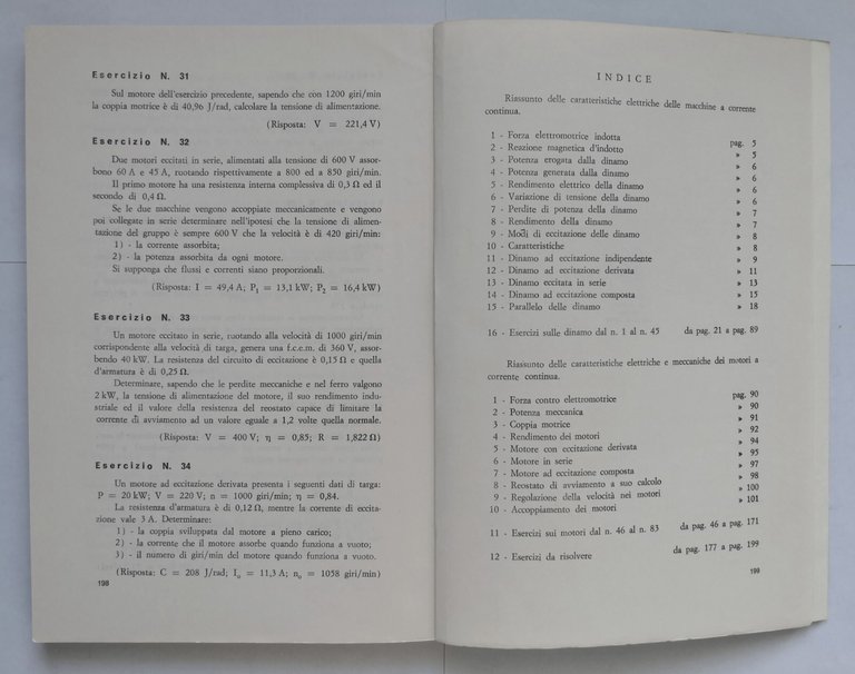 ESERCIZI DI ELETTROTECNICA Sagripanti e Serdoz volume 3 Dinamo 1967 …