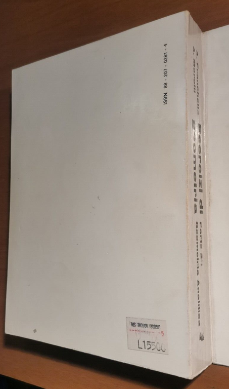 ESERCIZI DI GEOMETRIA parte 2 Analitica Franchetta Morelli 1980 Liguori …