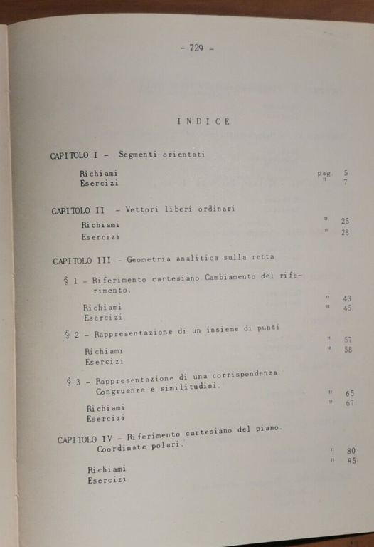 ESERCIZI DI GEOMETRIA parte 2 Analitica Franchetta Morelli 1980 Liguori …