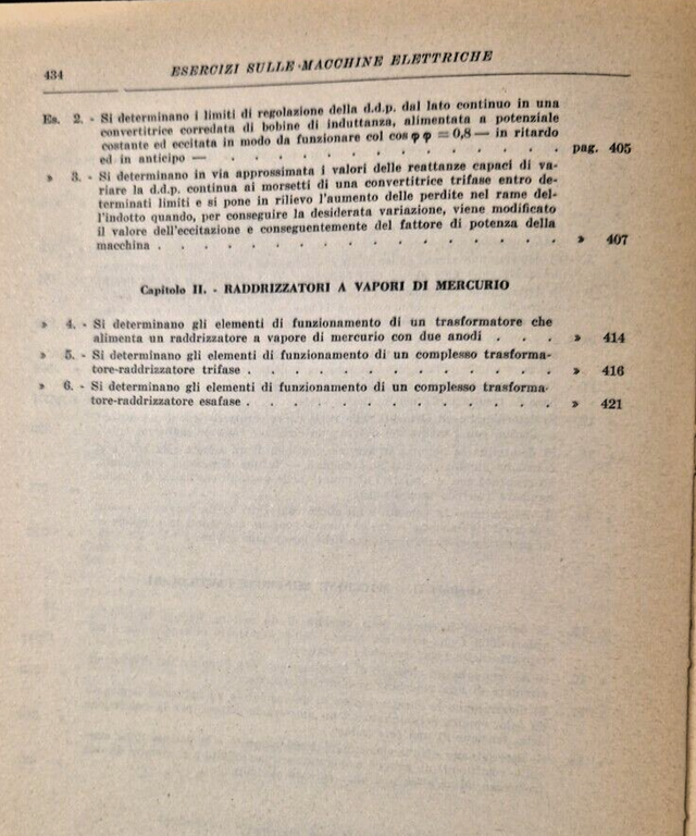 ESERCIZI SULLE MACCHINE ELETTRICHE di Benedetto Falcone 1964 Principato Libro