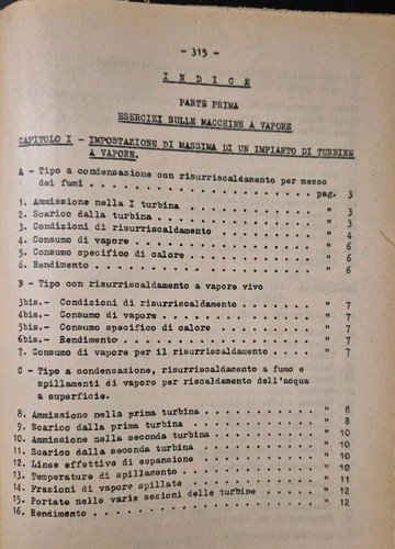ESERCIZI SULLE MACCHINE TERMICHE di Antonio Capetti 1952 Libreria Tecnica …