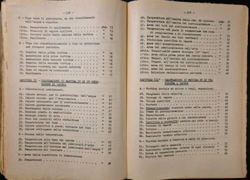 ESERCIZI SULLE MACCHINE TERMICHE di Antonio Capetti 1952 Libreria Tecnica …