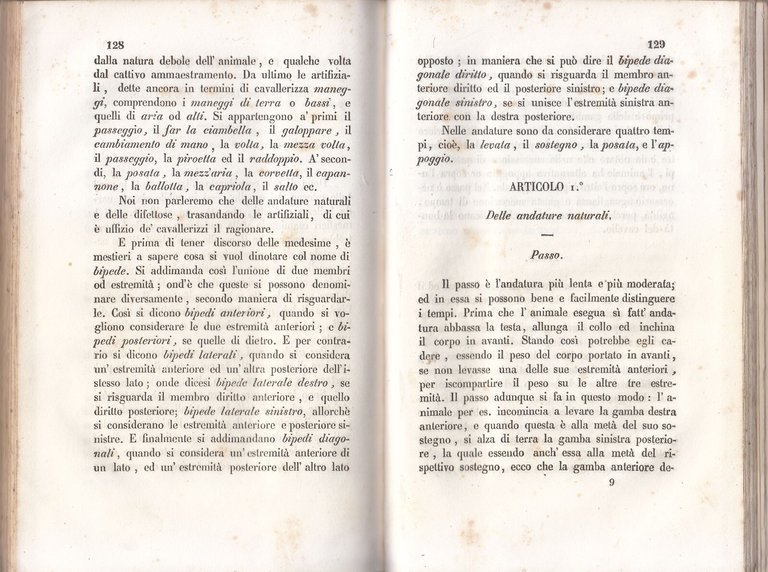 ESIPPOGNOSIA OVVERO CONOSCENZA ESTERNA DEL CAVALLO di De Nanzio 1842 …