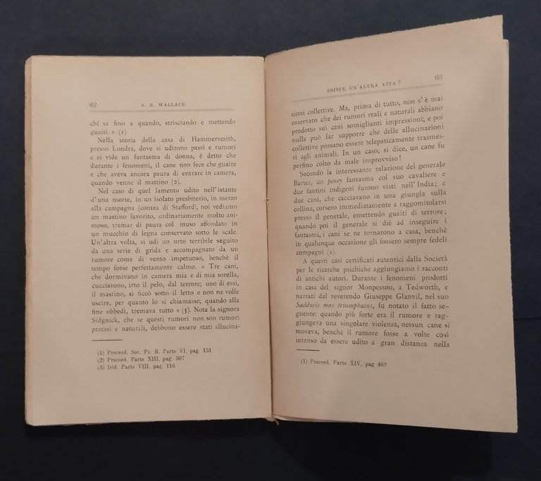 ESISTE UN'ALTRA VITA di A R Wallace editrice Partenopea Libro …