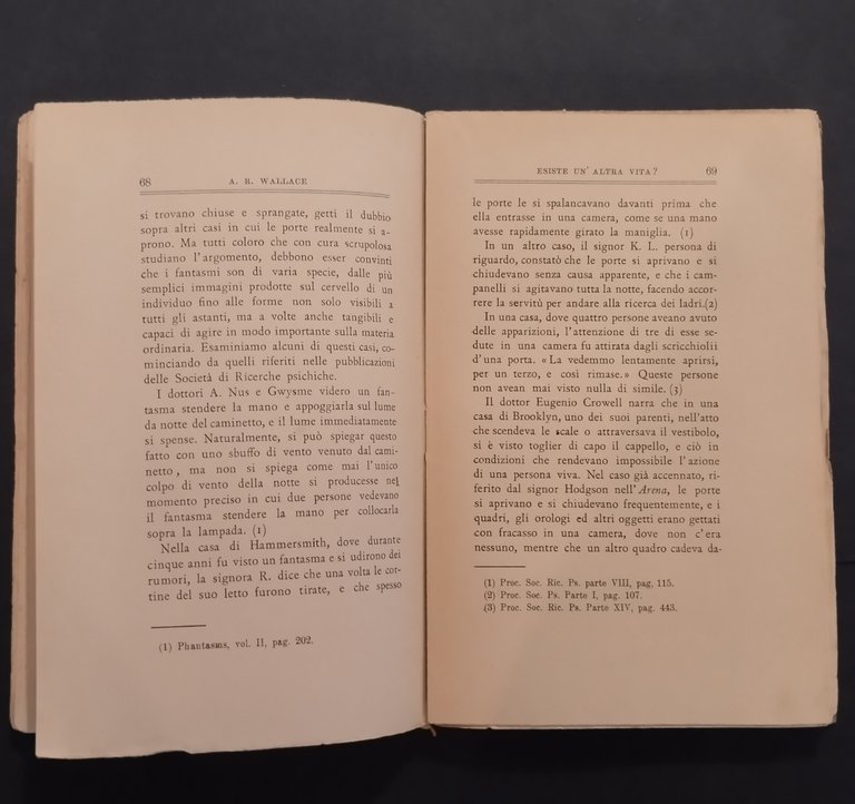 ESISTE UN'ALTRA VITA di A R Wallace editrice Partenopea Libro …