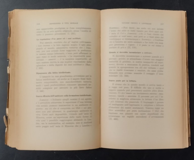 ESPERIENZA E VITA MORALE CONVERSAZIONI CON BOSWELL di Johnson 1939 …