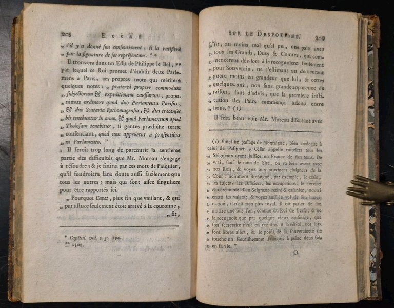 ESSAI SUR LE DESPOTISME di Mirabeau Honoré Gabriel De Riquetti …