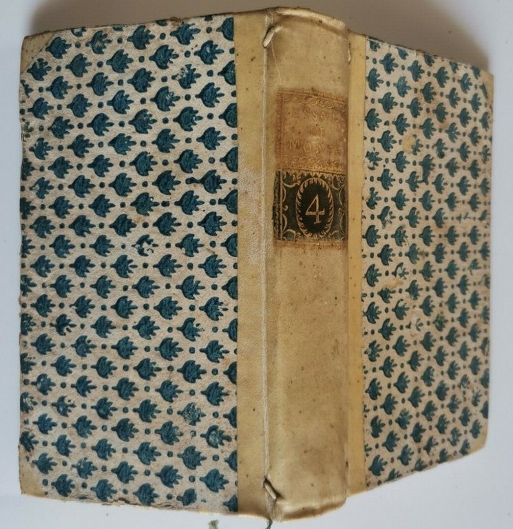 ESSAIS de Montaigne tomo 4 1779 Jean Samuel Cailler libro …