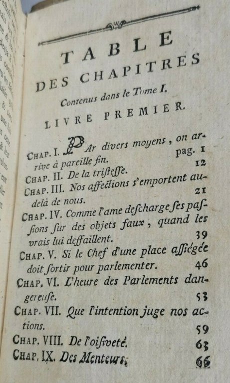 ESSAIS de Montaigne tomo I 1779 Jean Samuel Cailler libro …
