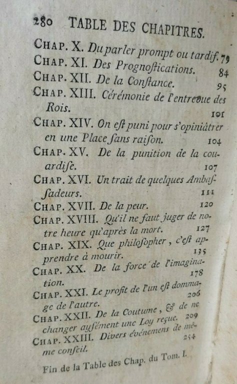 ESSAIS de Montaigne tomo I 1779 Jean Samuel Cailler libro …