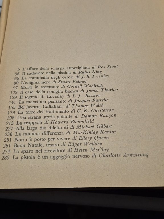 ESTATE GIALLA 1967 16 RACCONTI DEL BRIVIDO di Ellery Queen …