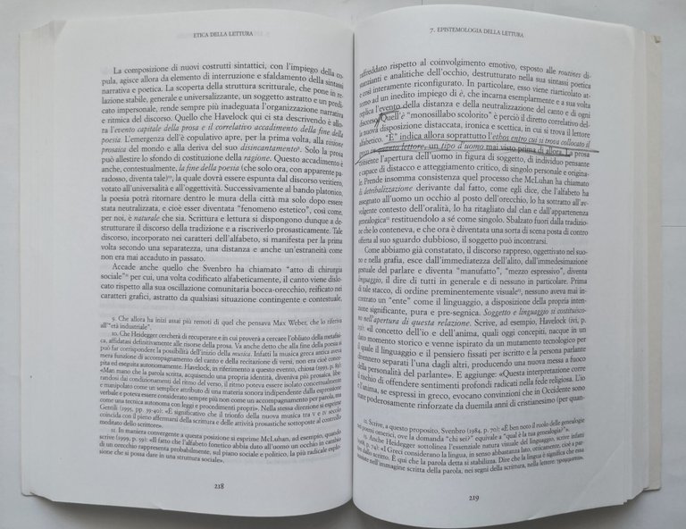 ETICA DELLA LETTURA di Luca Guerrra 2010 Carocci libro scrittura …