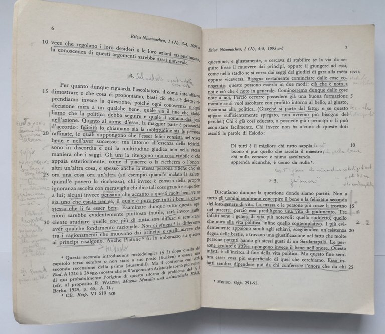 ETICA NICOMACHEA di Aristotele Opere volume VII 1973 Laterza Libro