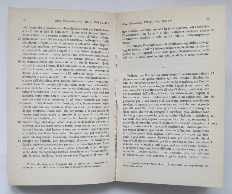 ETICA NICOMACHEA di Aristotele Opere volume VII 1973 Laterza Libro
