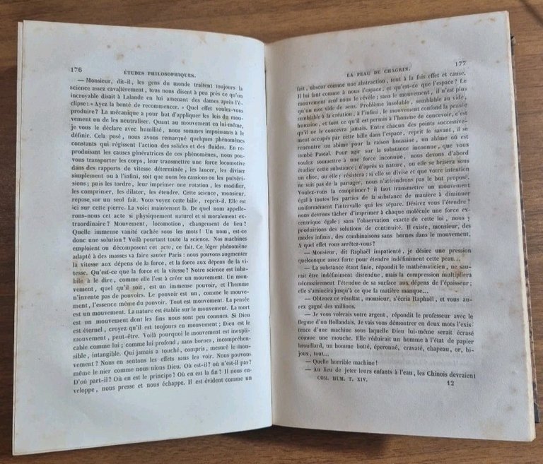 ETUDES PHILOSOPHIQUES di Honorè De Balzac 1845 volume 14 Oeuvres …