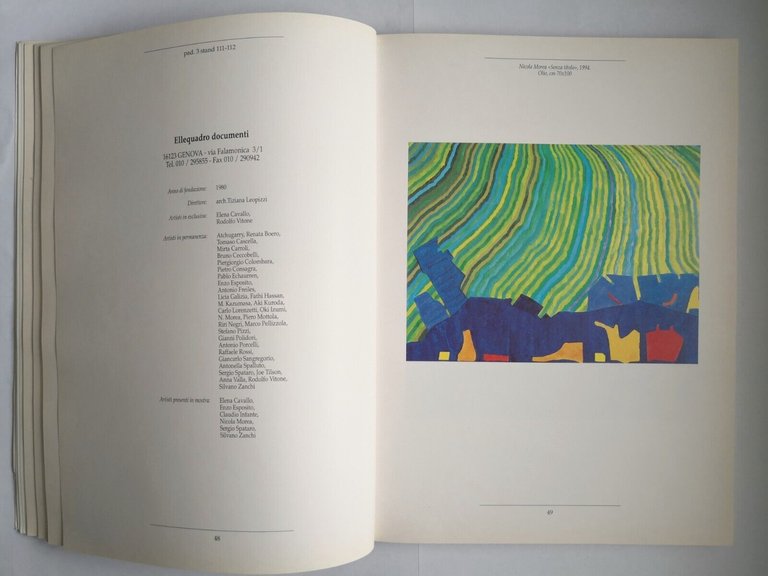 EXPO ARTE Fiera Internazionale di Arte Contemporanea 1995 Electa Libro …