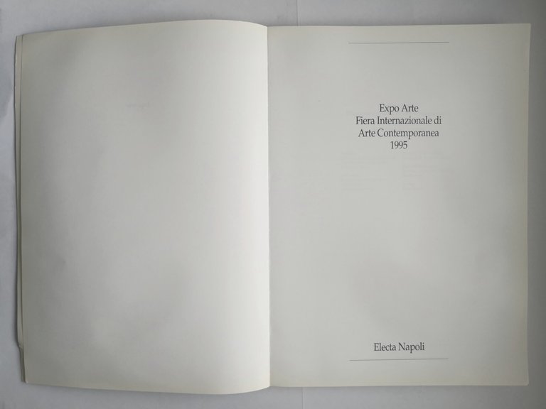 EXPO ARTE Fiera Internazionale di Arte Contemporanea 1995 Electa Libro … | Immagine Gallery 5