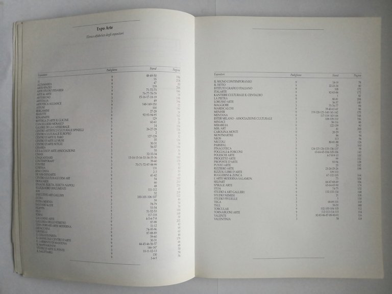 EXPO ARTE Fiera Internazionale di Arte Contemporanea 1995 Electa Libro …