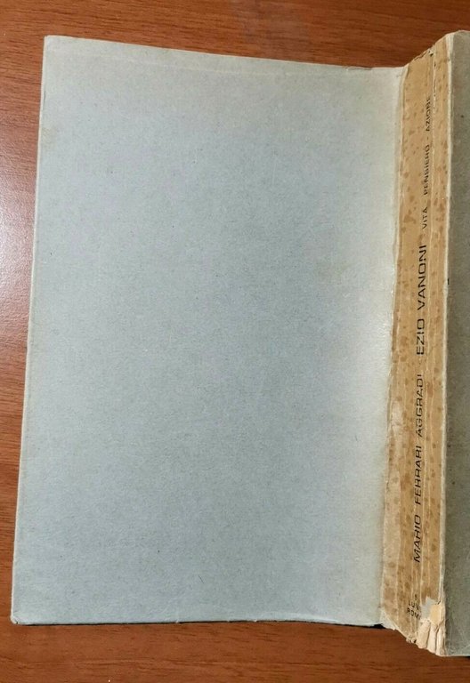 EZIO VANONI VITA PENSIERO AZIONE di Mario Ferrari Aggradi 1956 …
