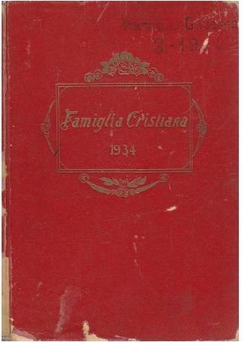 FAMIGLIA CRISTIANA IL DIVIN MAESTRO rivista 1934 annata completa 52 …