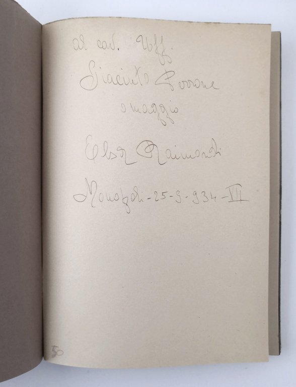 FANTASMAGORIE liriche di Elsa Raimondi 1934 Bregante Monopoli libro autografato