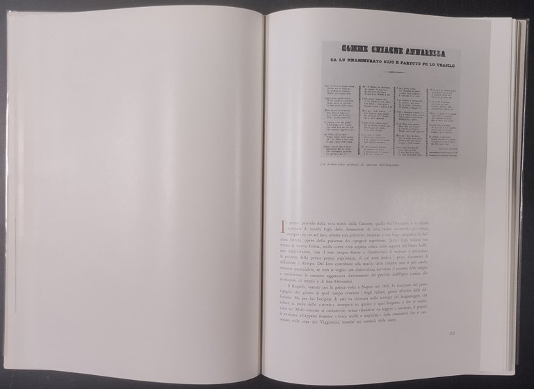 FASCINO DELLE CANZONI NAPOLETANE di Max Vajro 1961 Marotta Libro …