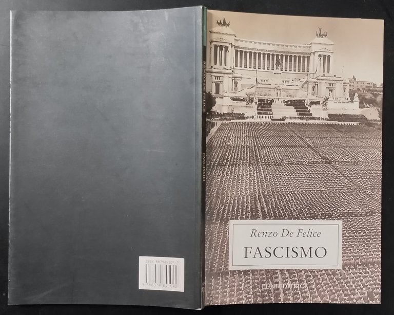 FASCISMO di Renzo De Felice 1988 Luni Editrice Libro storia