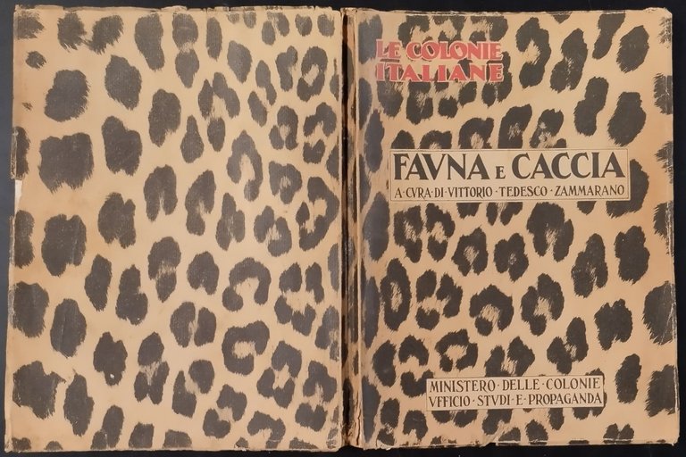 FAUNA E CACCIA di Vittorio Tedesco Zammarano 1930 Ministero delle …
