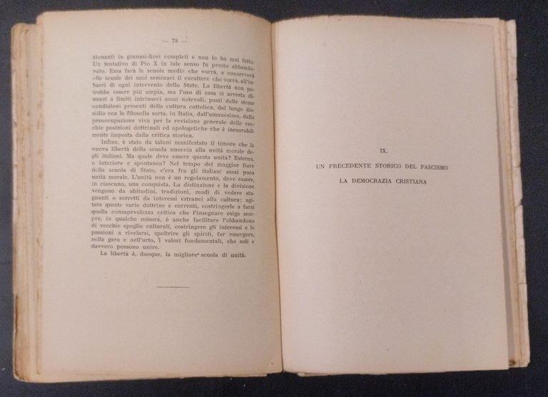 FEDE E FASCISMO di Romolo Murri 1924 Alpes Libro | Immagine Gallery 7