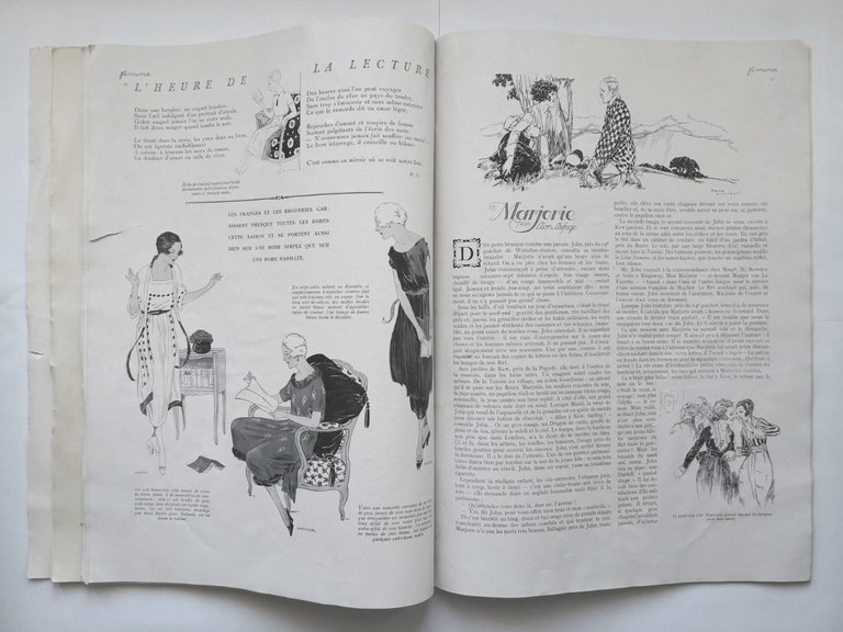 FEMINA 1 luglio 1919 editions Pierre Lafitte rivista vintage moda …