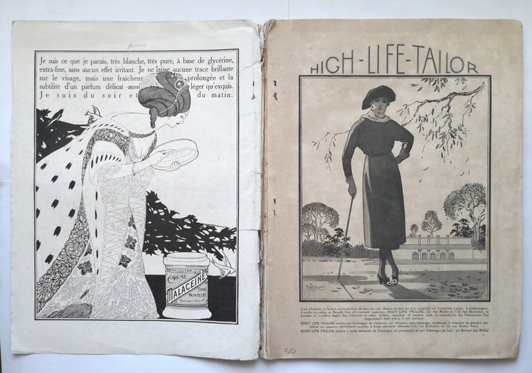 FEMINA modes automne 1 ottobre 1919 editions Pierre Lafitte rivista …