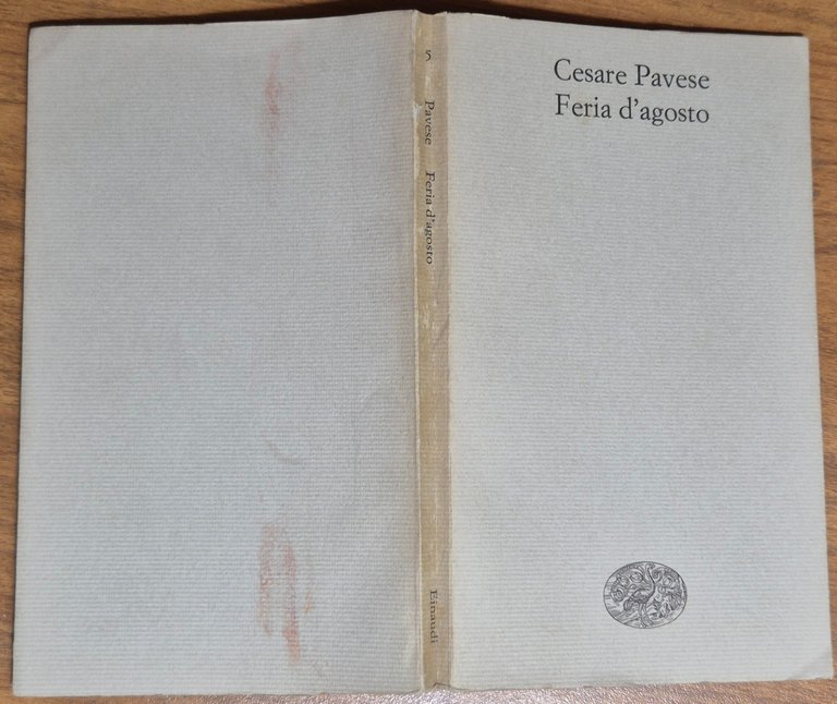 Feria d’agosto di Cesare Pavese 1968 Einaudi editore Libro Romanzo | Immagine Gallery 2