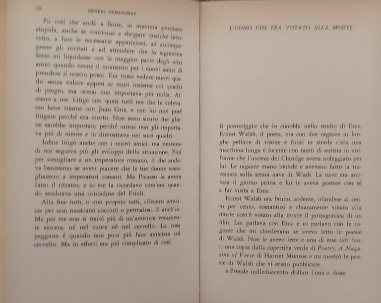 FESTA MOBILE di Ernest Hemingway maggio 1964 Mondadori Libro I …