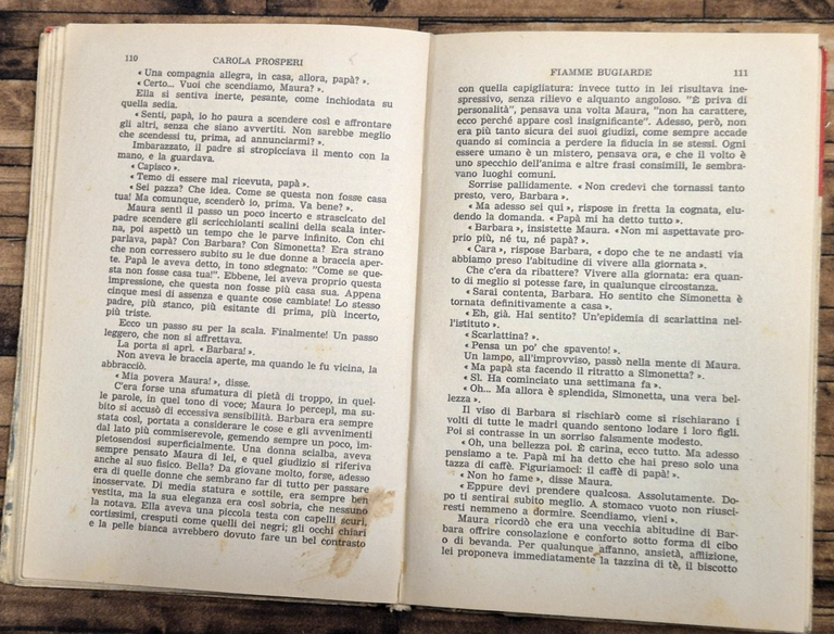 FIAMME BUGIARDE di Carola Prosperi 1951 Rizzoli Romanzo Libro | Immagine Gallery 3