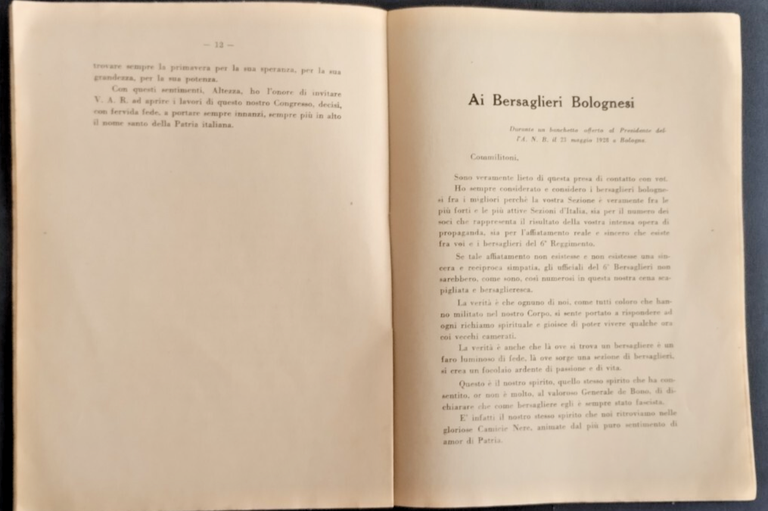 FIAMME CREMISI di Alessandro Melchiori 1929 Luzzatti Libro discorsi bersaglieri