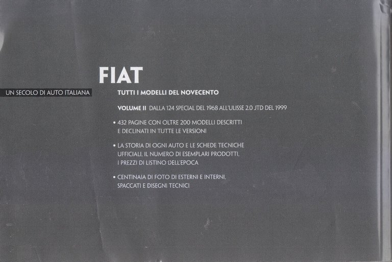 FIAT tutti i modelli del novecento 2 volumi Quattroruote 2010 …