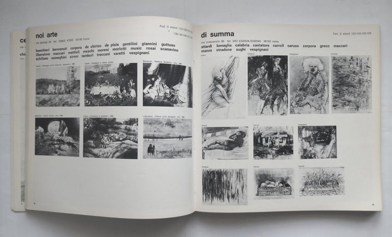 FIERA INTERNAZIONALE DI ARTE CONTEMPORANEA 1989 Expo Bari Laterza Libro …