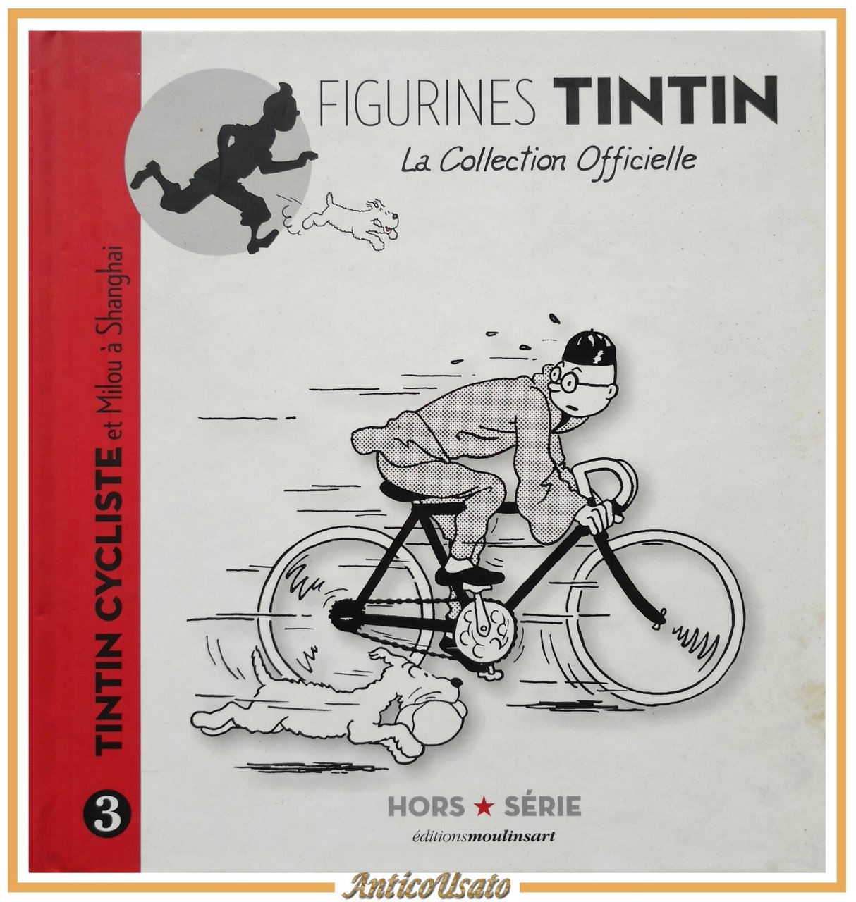 FIGURINES TINTIN CYCLISTE 2014 Editions Moulinsart collection officielle LIBRO