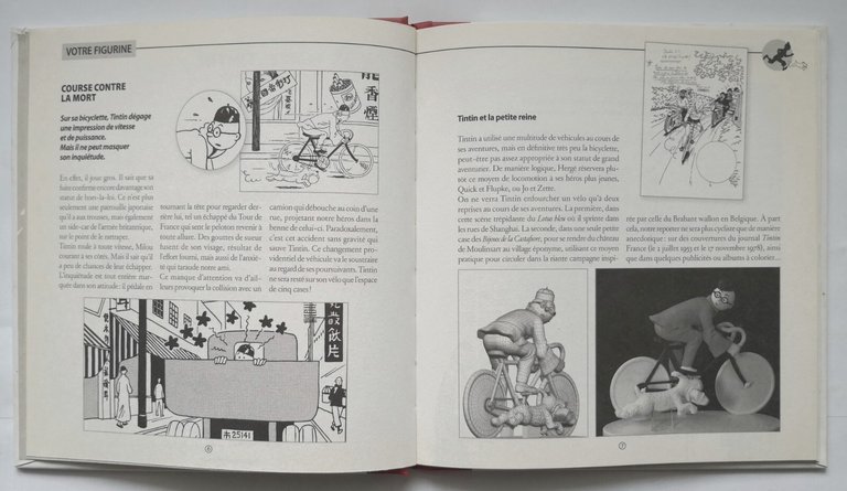 FIGURINES TINTIN CYCLISTE 2014 Editions Moulinsart collection officielle LIBRO