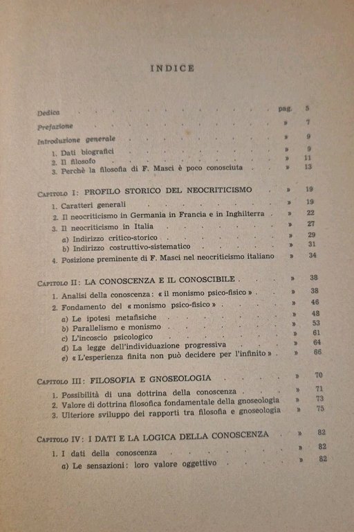 FILIPPO MASCI E IL SUO NEOCRITICISMO di Alfonso Pietrangeli 1962 …