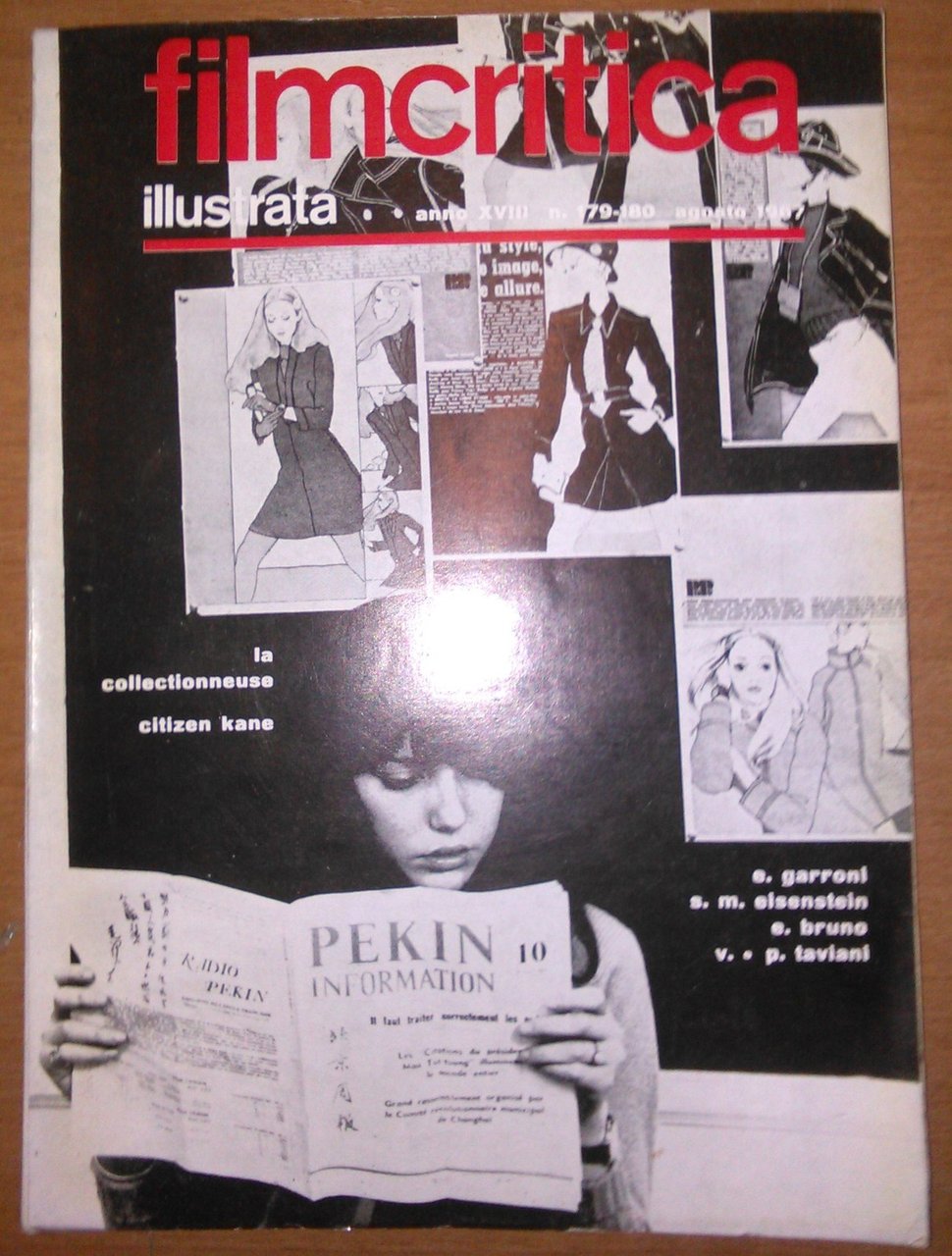 FILMCRITICA ILLUSTRATA 179 180 Garroni Eisenstein Taviani Bruno 1967 Salemi