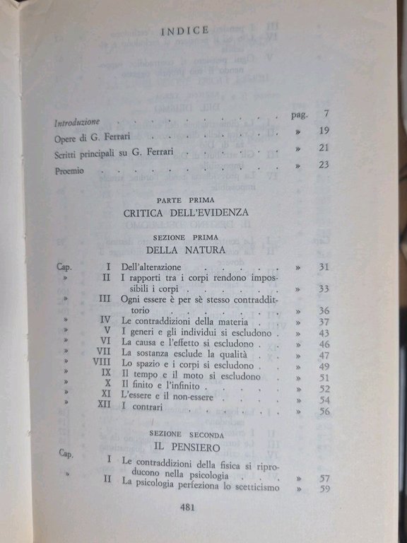 FILOSOFIA DELLA RIVOLUZIONE di Giuseppe Ferrari 1970 Marzorati Libro