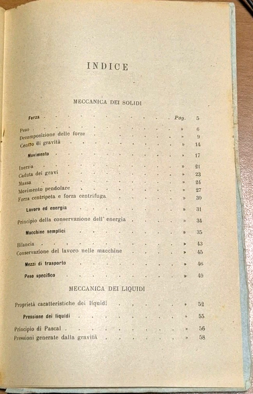 FISICA ad uso degli istituti tecnici di Angelo Battelli 1924 …