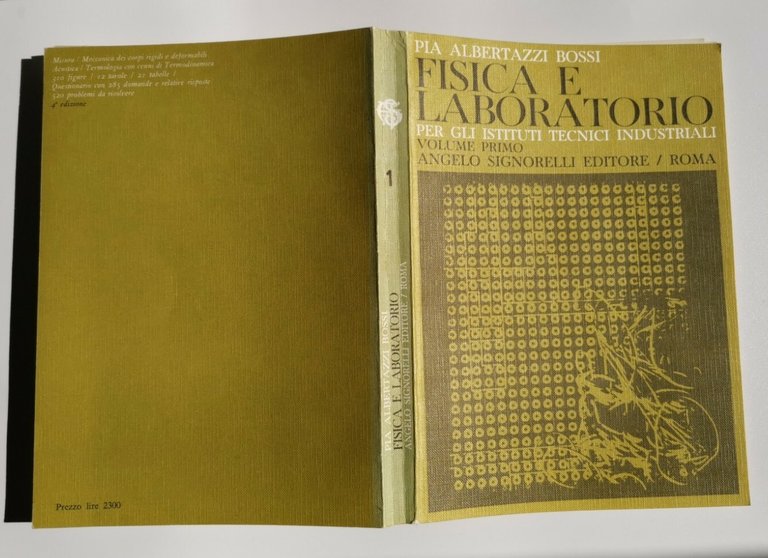 FISICA E LABORATORIO di Pia Albertazzi Bossi volume I per …