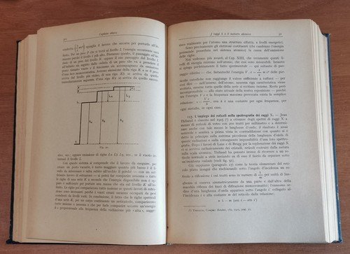 FISICA MODERNA di Gaetano Castelfranchi 1931 Hoepli libro manuale illustrato