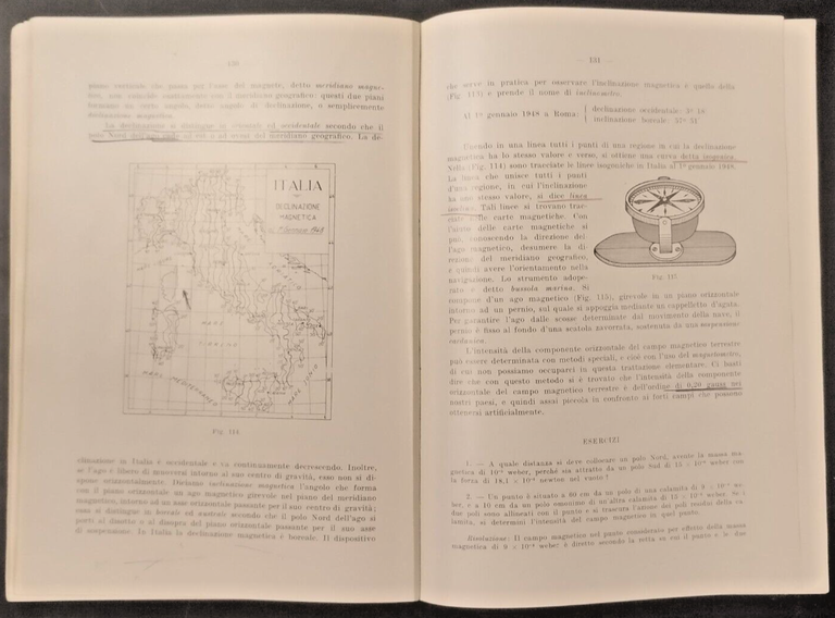 FISICA Volume 2 di Tieri e Polara 1956 Cremonese Libro …